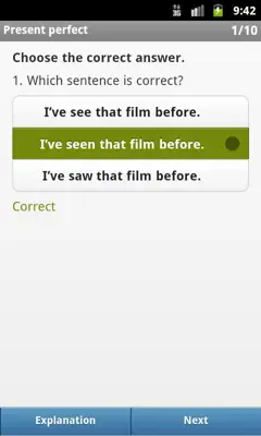 English Tenses android App screenshot 0