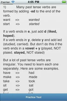 English Tenses android App screenshot 3